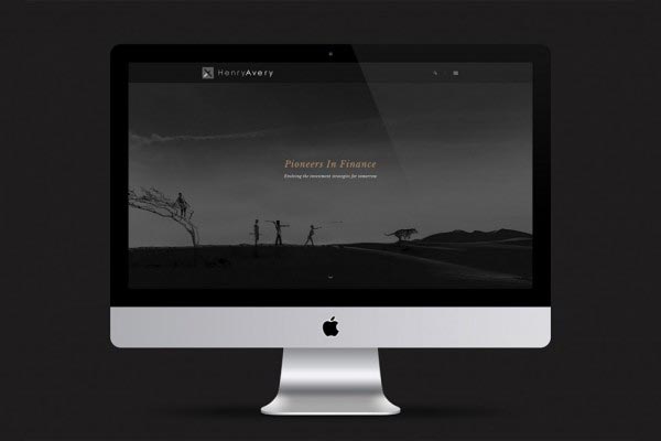 Henry Avery Website Design
